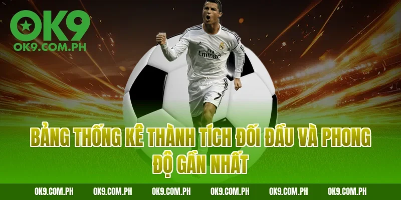 Bảng thống kê thành tích đối đầu và phong độ gần nhất