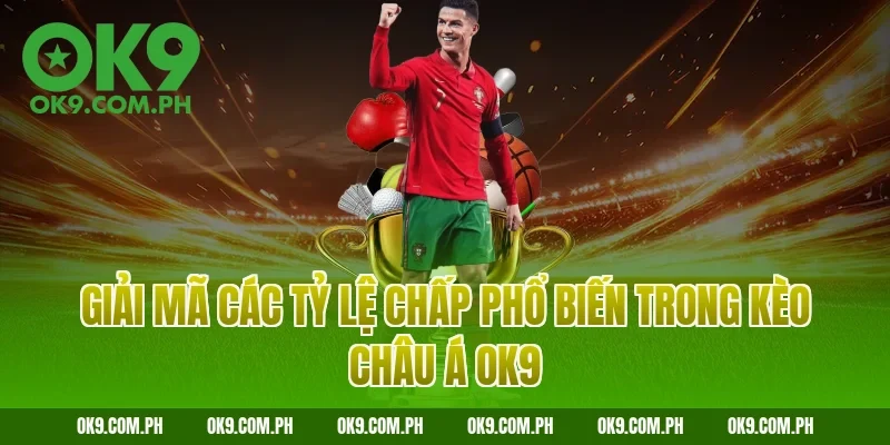 Giải mã các tỷ lệ chấp phổ biến trong kèo châu Á OK9