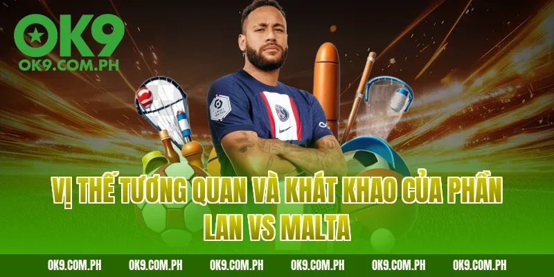 Vị thế tương quan và khát khao của Phần Lan vs Malta